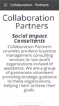 Mobile Screenshot of collaborationpartners.ca