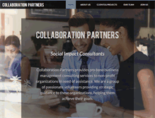 Tablet Screenshot of collaborationpartners.ca